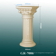 Diseño de interiores moderno de la columna del poliuretano 2015
